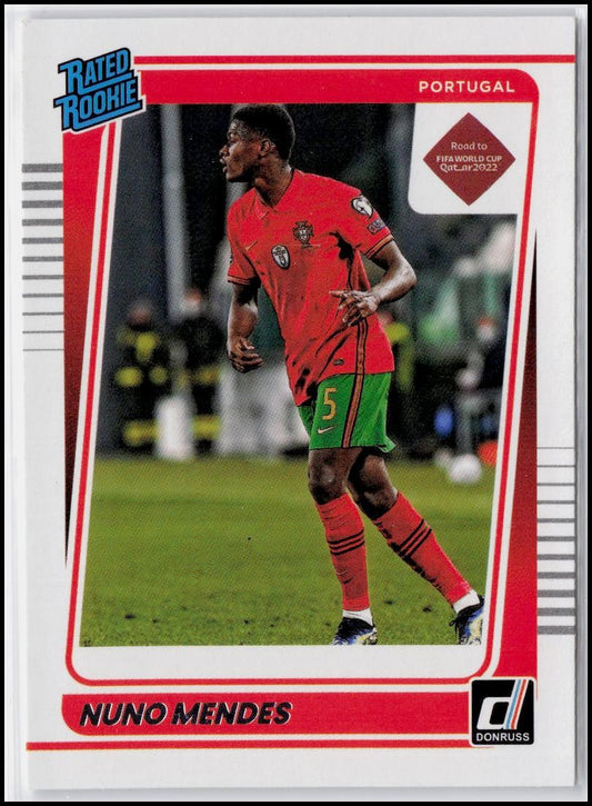 2021-22 Donruss #192 Nuno Mendes