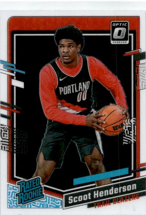 2023-24 Donruss Optic #239 Scoot Henderson Rookie Portland Trail Blazers