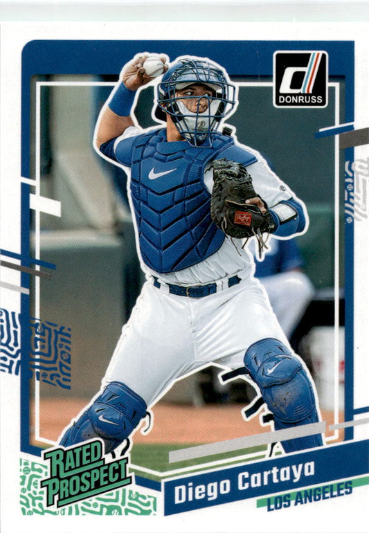 2023 Donruss #72 Diego Cartaya  Rookie Dodgers
