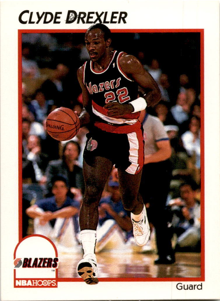 1991-92 Hoops McDonald's #34 Clyde Drexler Portland Trail Blazers