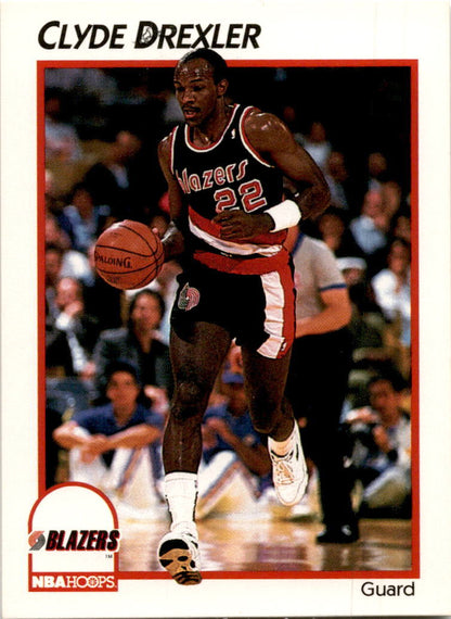 1991-92 Hoops McDonald's #34 Clyde Drexler Portland Trail Blazers