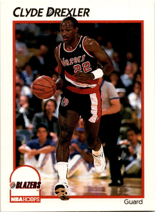 1991-92 Hoops McDonald's #34 Clyde Drexler Portland Trail Blazers