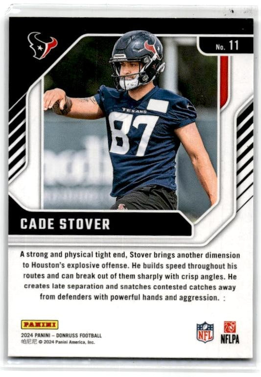 2024 Donruss The Elite Series Rookies #11 Cade Stover Houston Texans