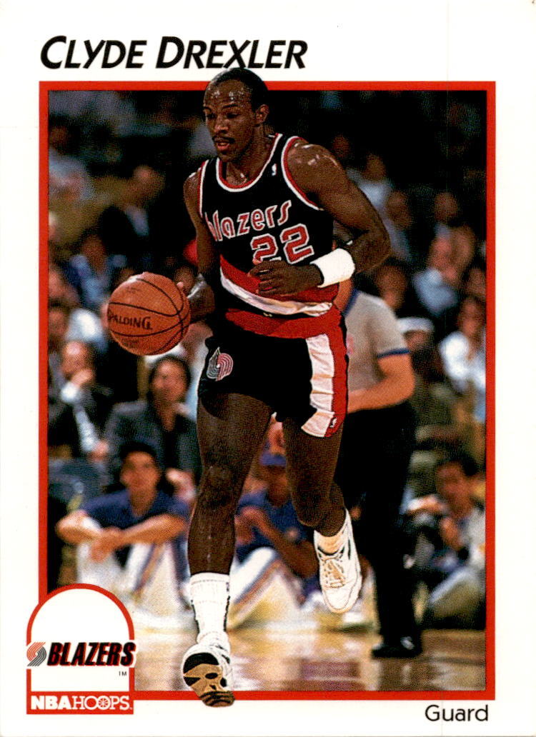 1991-92 Hoops McDonald's #34 Clyde Drexler Portland Trail Blazers