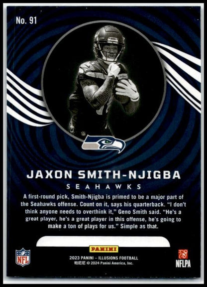 2023 Panini Illusions Retail #91 Jaxon Smith-Njigba Rookie Seattle Seahawks