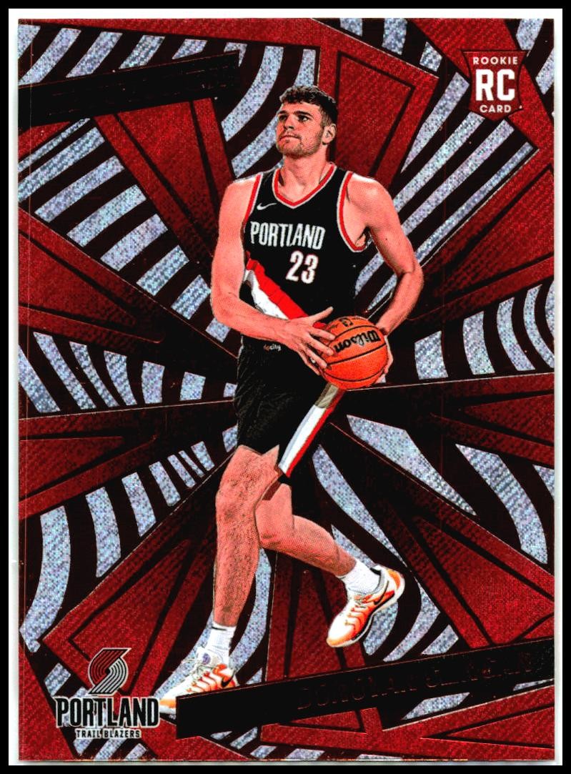 2024-25 Panini Revolution #108 Donovan Clingan Rookie Portland Trail Blazers