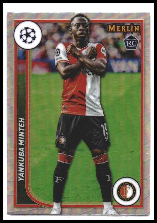 2023-24 Merlin UEFA Club Competitions #56 Yankuba Minteh Refractor