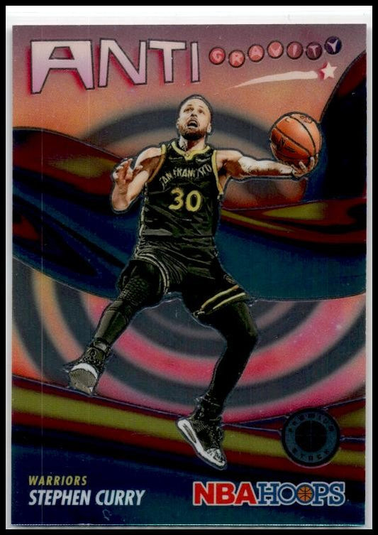2023-24 Hoops Premium Stock Anti Gravity #3 Stephen Curry Golden State Warriors