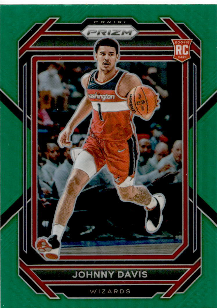 2022 Prizm Green #231 Johnny Davis Washington Wizards