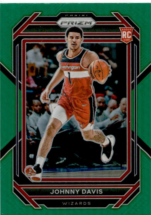 2022 Prizm Green #231 Johnny Davis Washington Wizards