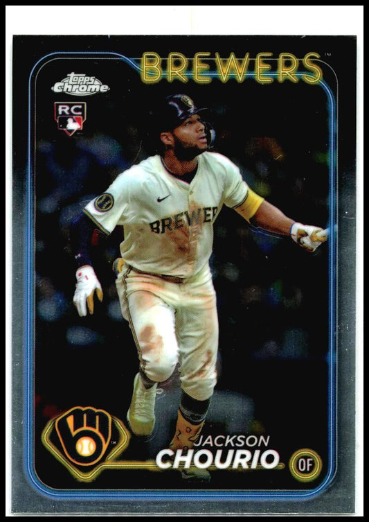 2024 Topps Chrome Update #USC18 Jackson Chourio Milwaukee Brewers