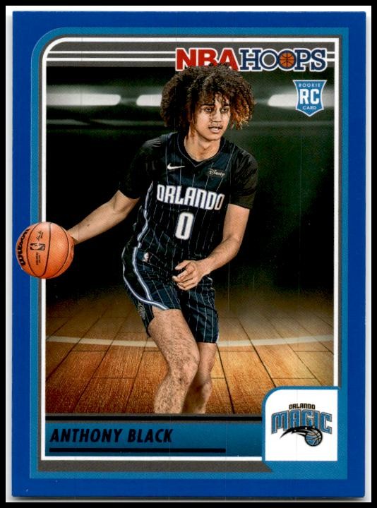 2023-24 Hoops Blue #257 Anthony Black Rookie Orlando Magic
