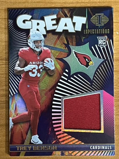 2024 Panini Illusions Great Expectations #GE-TBN Trey Benson Cardinals