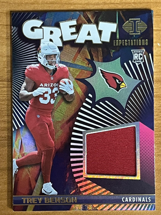 2024 Panini Illusions Great Expectations #GE-TBN Trey Benson Cardinals
