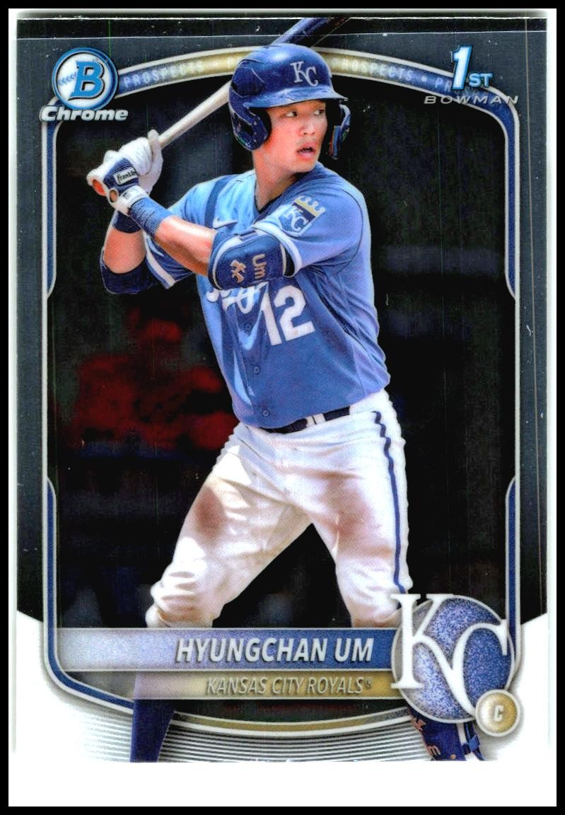 2025 Bowman Chrome Prospects #BCP-119 Hyungchan Um Kansas City Royals