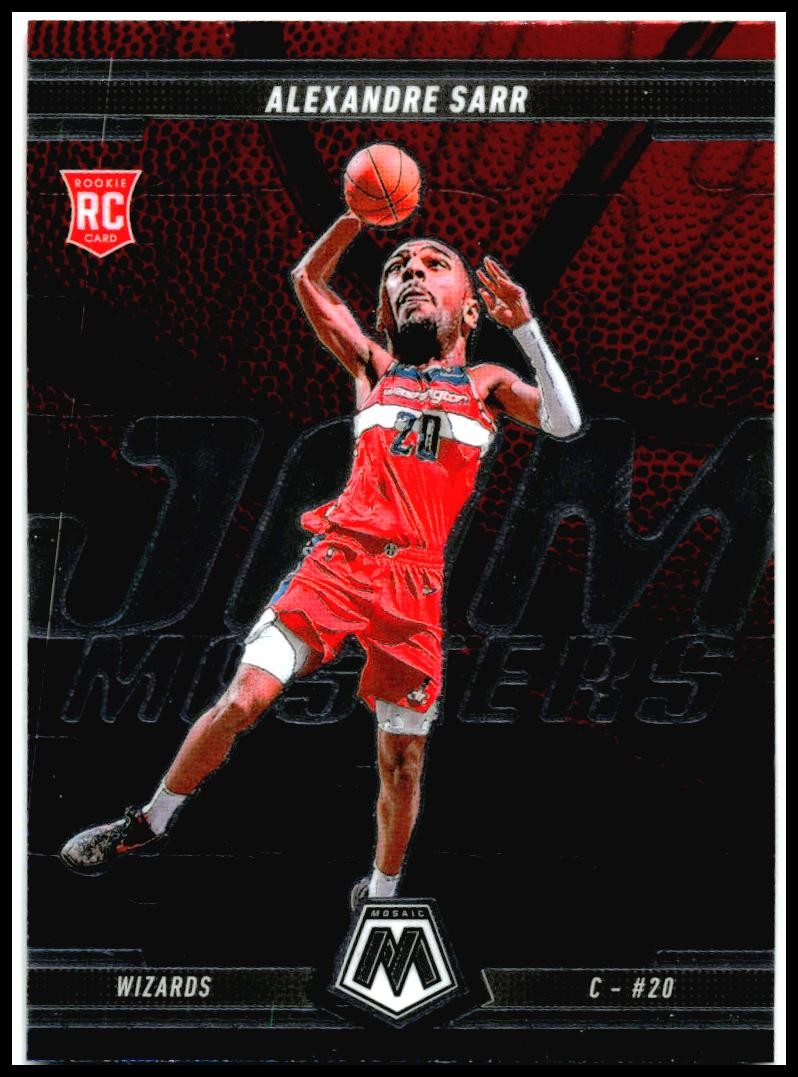 2024-25 Panini Mosaic Jam Masters #20 Alexandre Sarr Washington Wizards