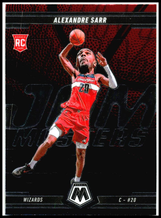 2024-25 Panini Mosaic Jam Masters #20 Alexandre Sarr Washington Wizards