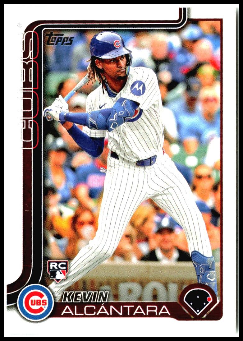 2025 Topps #578 Kevin Alcántara Rookie Chicago Cubs