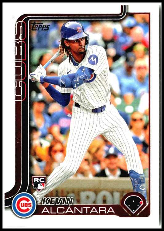 2025 Topps #578 Kevin Alcántara Rookie Chicago Cubs