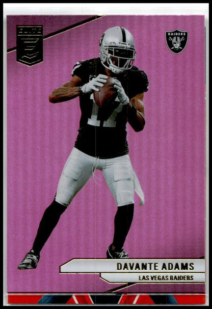 2024 Donruss Elite Pink #33 Davante Adams Las Vegas Raiders