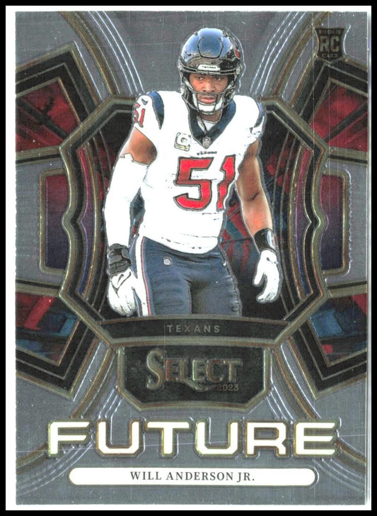 2023 Panini Select Select Future #FUT-WAN Will Anderson Jr. Houston Texans