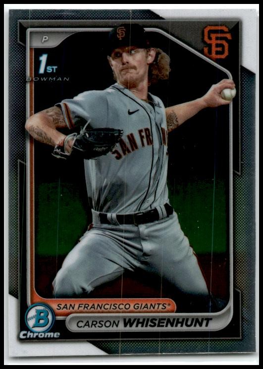 2024 Bowman #BCP-96 Carson Whisenhunt San Francisco Giants