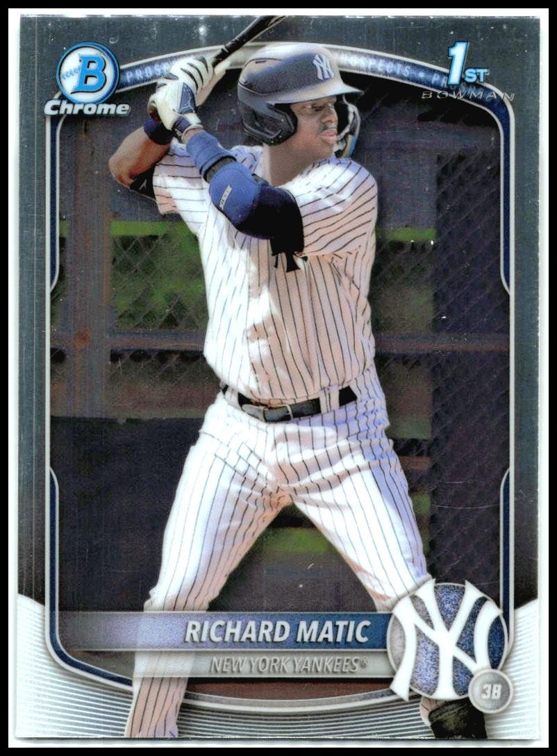 2025 Bowman Chrome Prospects #BCP-71 Richard Matic New York Yankees