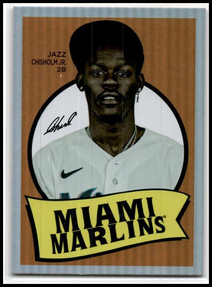 2023 Topps Archives 1969 Topps Single Player Foil #69T-30 Jazz Chisholm Jr.
