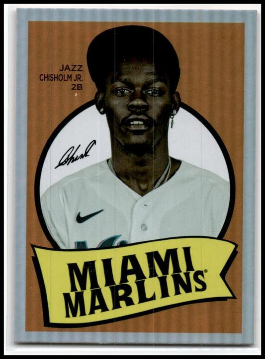 2023 Topps Archives 1969 Topps Single Player Foil #69T-30 Jazz Chisholm Jr.