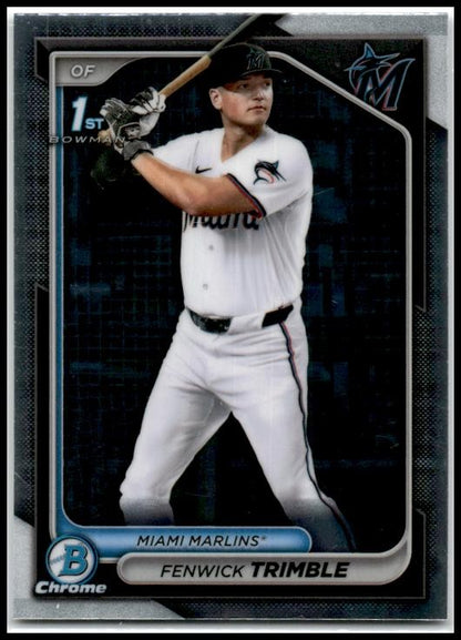 2024 Bowman Draft Chrome #BDC-121 Fenwick Trimble Miami Marlins