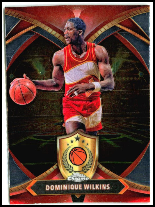 2024-25 Topps Chrome Ball of Duty #BOD-16 Dominique Wilkins Atlanta Hawks