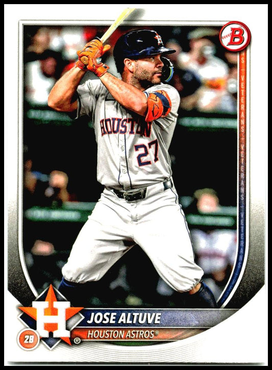 2025 Bowman #63 Jose Altuve Houston Astros