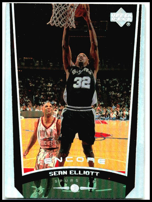 1998-99 Upper Deck Encore #74 Sean Elliott San Antonio Spurs