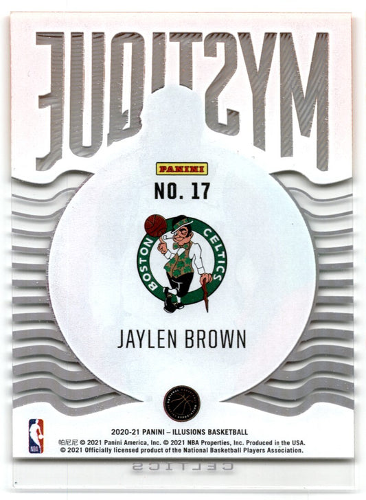 2021-22 Panini Mosaic Mystique Orange Jaylen Brown Boston Celtics #17