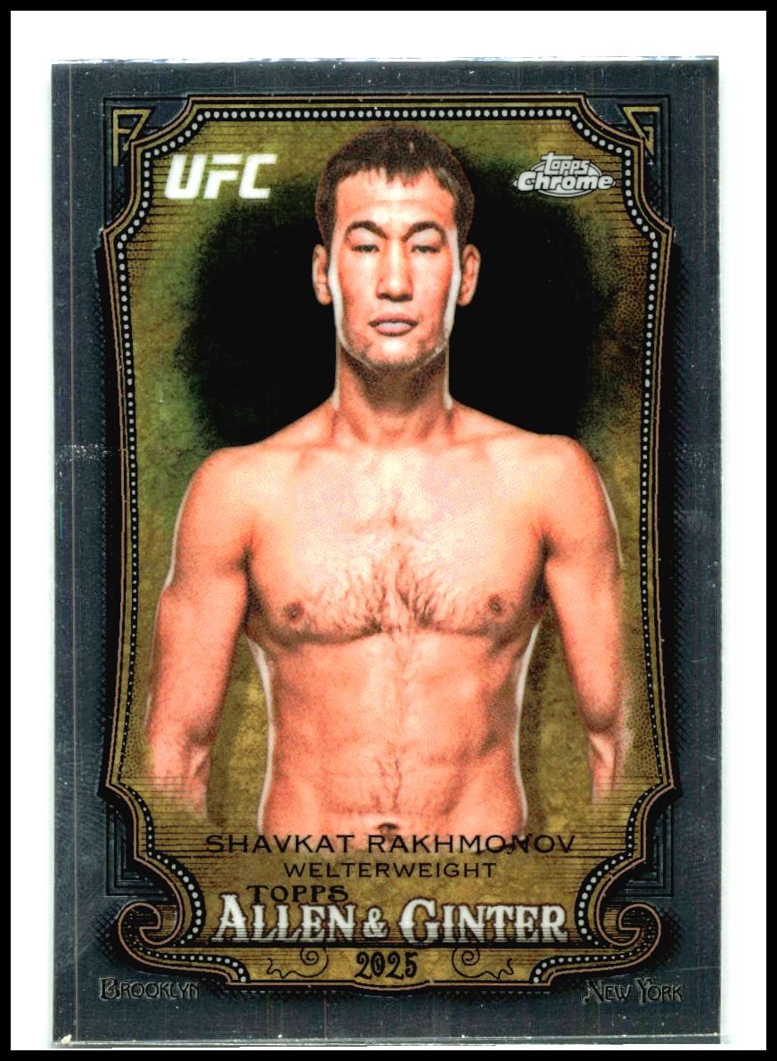 2025 Topps Chrome UFC Allen & Ginter #AG-21 Shavkat Rakhmonov
