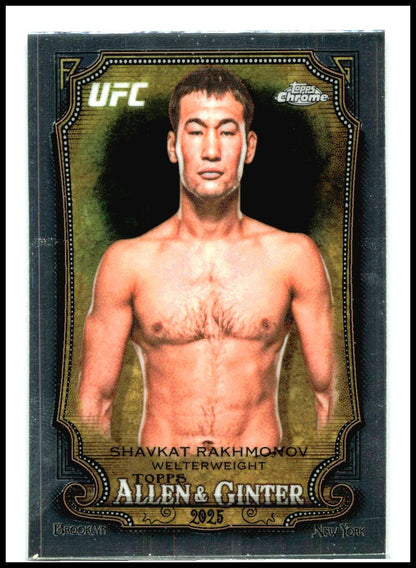 2025 Topps Chrome UFC Allen & Ginter #AG-21 Shavkat Rakhmonov