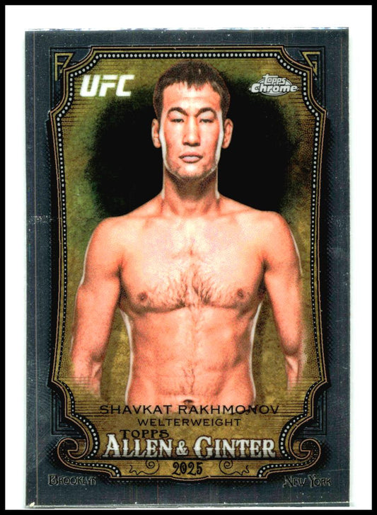 2025 Topps Chrome UFC Allen & Ginter #AG-21 Shavkat Rakhmonov