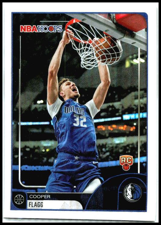 2025-26 Hoops #35 Cooper Flagg Rookie Dallas Mavericks