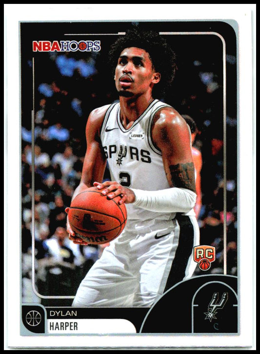 2025-26 Hoops #7 Dylan Harper San Antonio Spurs