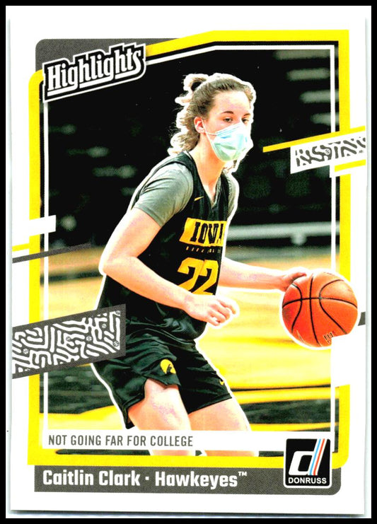 2024 Panini Caitlin Clark Collection Highlights #H5 Caitlin Clark Iowa Hawkeyes