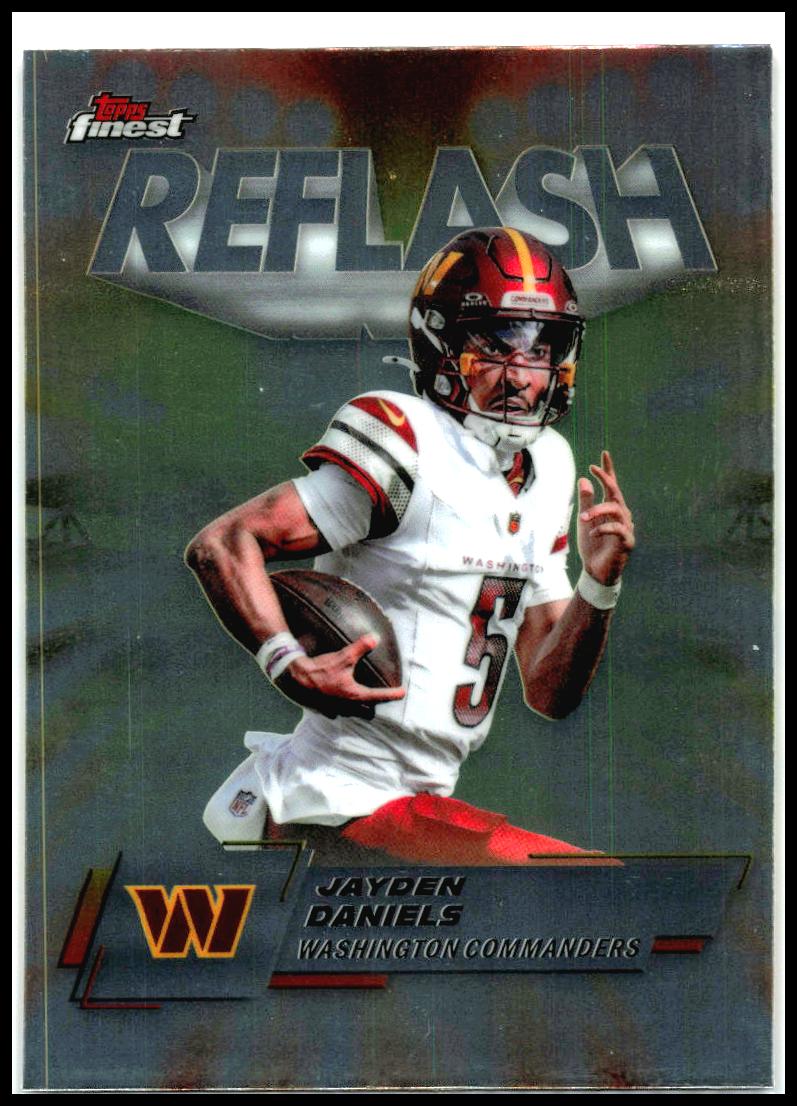 2025 Finest Reflash #RF-6 Jayden Daniels Washington Commanders