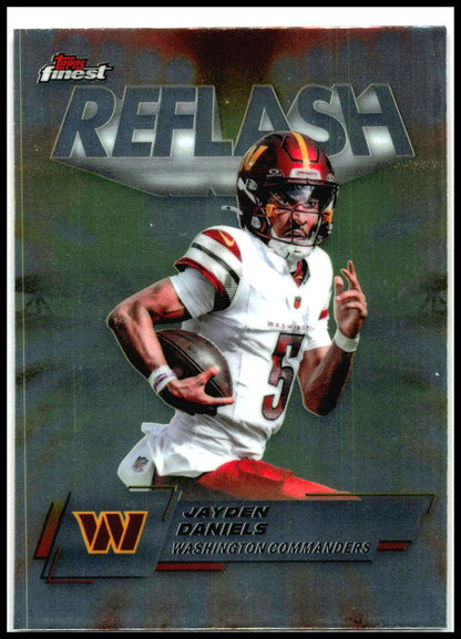 2025 Finest Reflash #RF-6 Jayden Daniels Washington Commanders