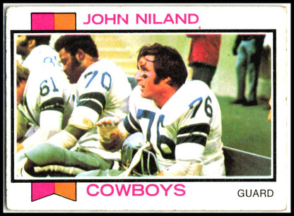 1973 Topps #10 John Niland Dallas Cowboys