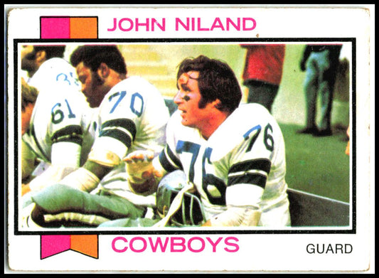 1973 Topps #10 John Niland Dallas Cowboys
