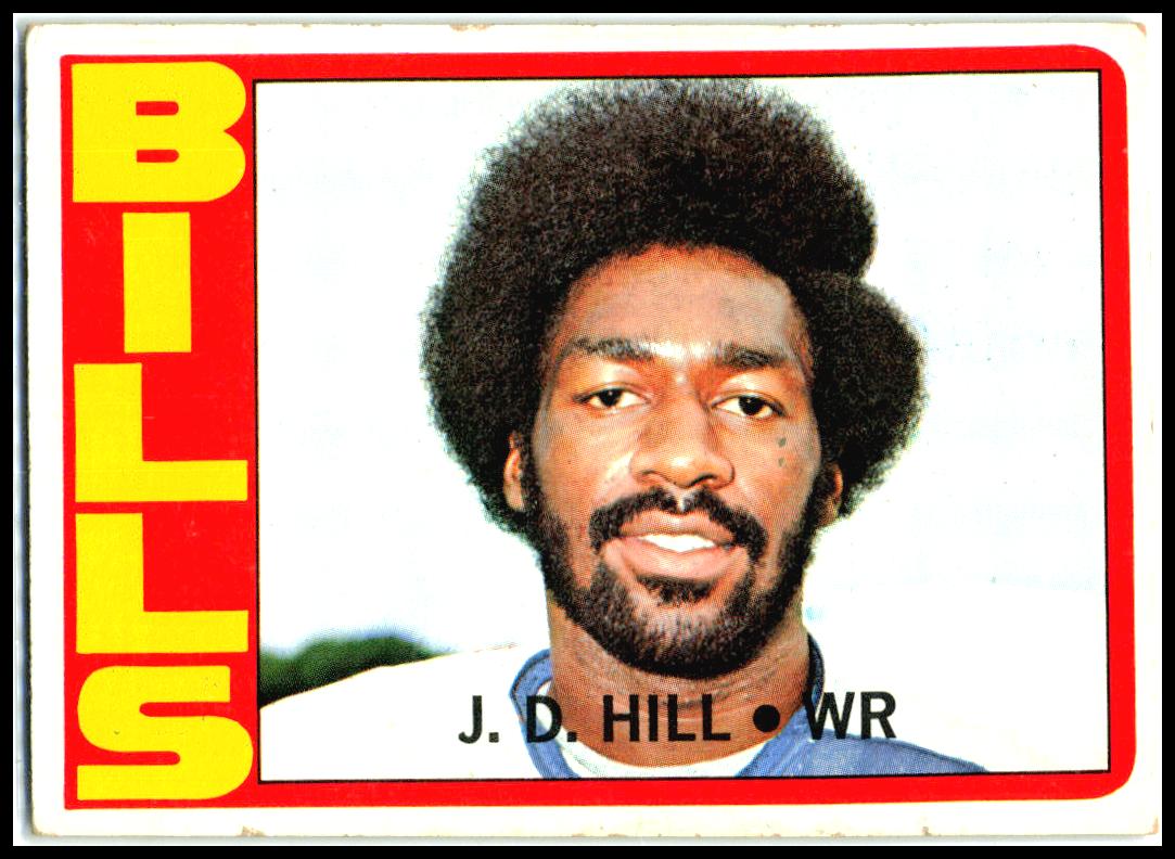 1972 Topps #188 J.D. Hill Rookie Buffalo Bills