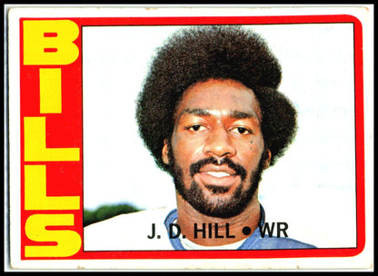 1972 Topps #188 J.D. Hill Rookie Buffalo Bills