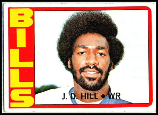 1972 Topps #188 J.D. Hill Rookie Buffalo Bills