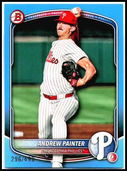 2025 Bowman Prospects Sky Blue #BP-116 Andrew Painter Phillies