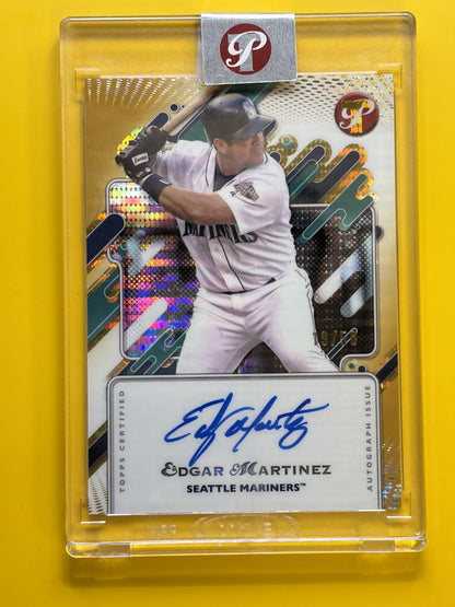 2025 Topps Pristine Auto Gold Pristine #/50 #PA-EM Edgar Martinez Auto