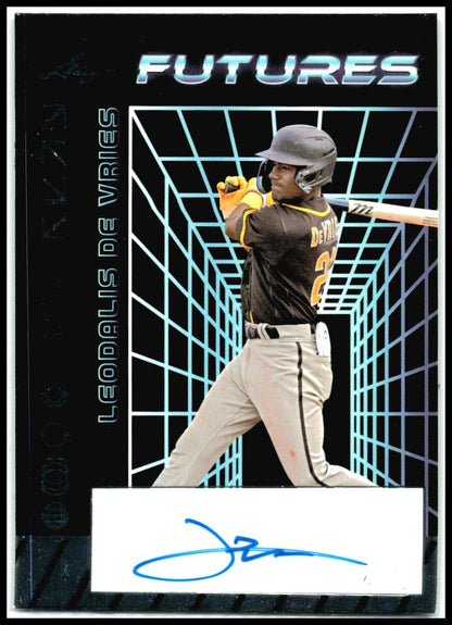2024 Leaf Futures Autographs Silver #A-LDV Leodalis De Vries Auto #/149